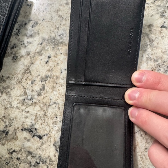 Michael Kors Black Textured Card Holder - Picture 5 of 5